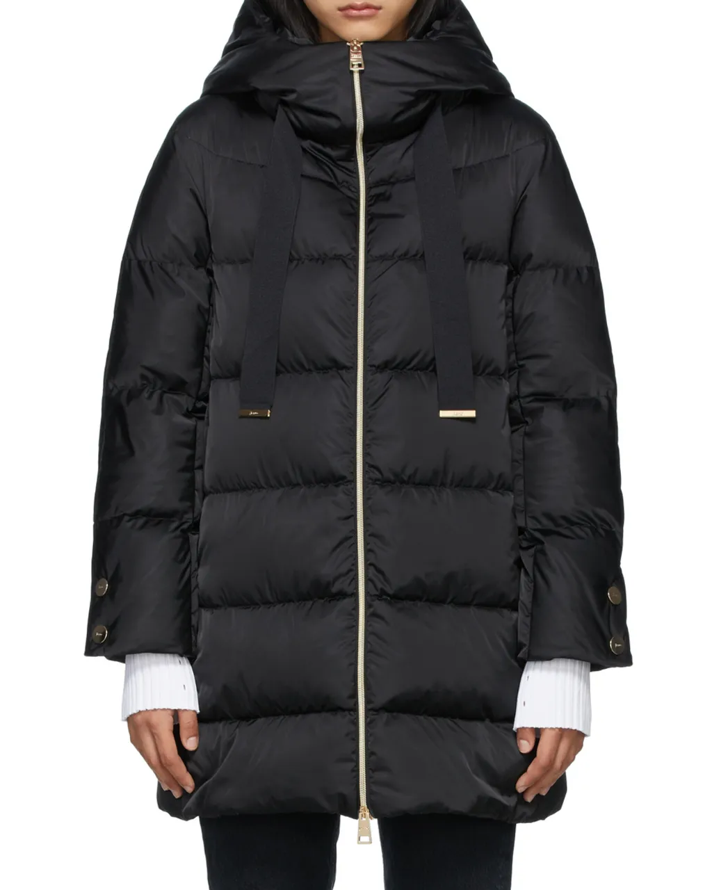 Hooded A-Shape Coat