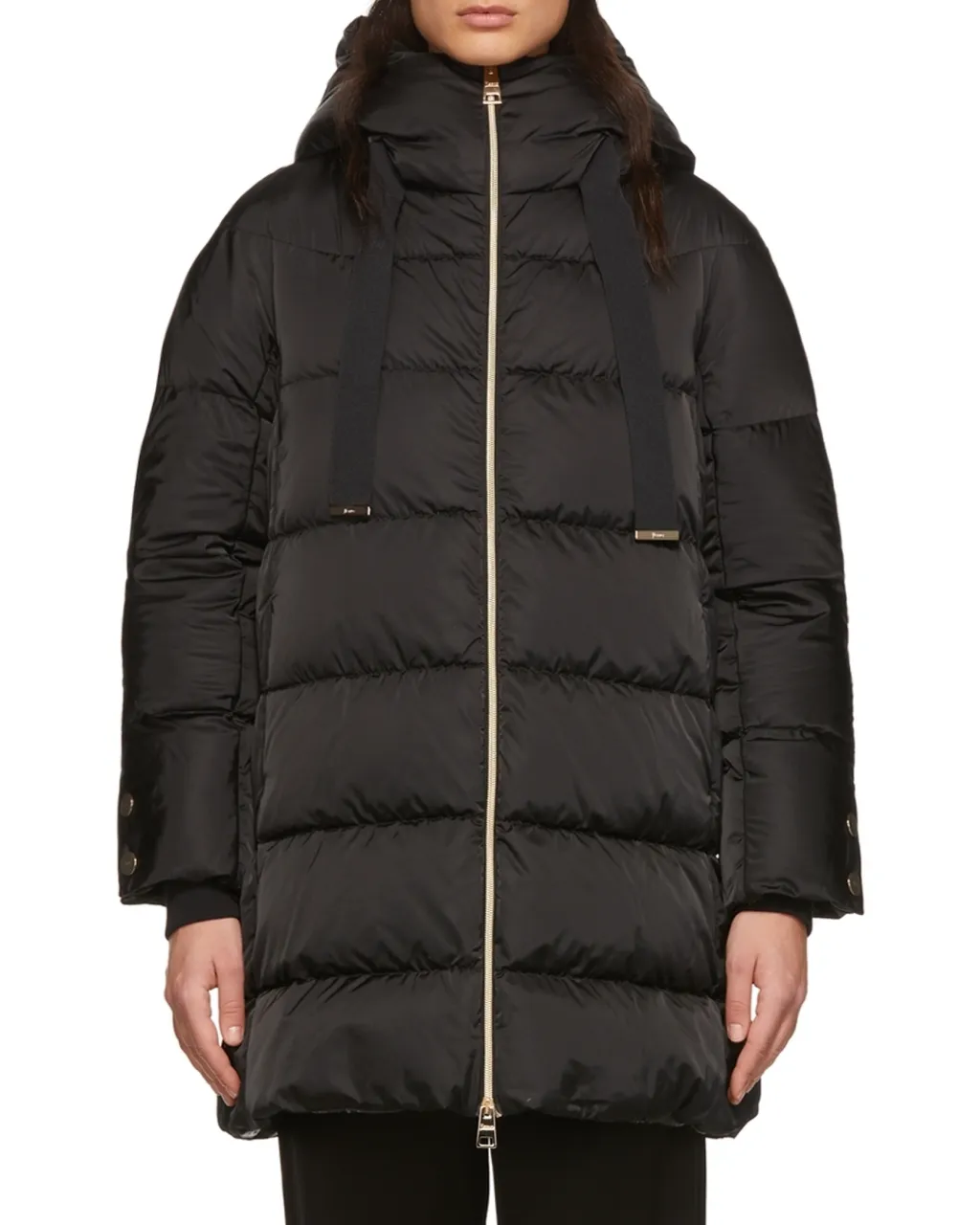 Hooded A-Shape Coat