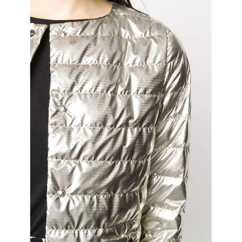 Shiny Effect Puffer Jacket