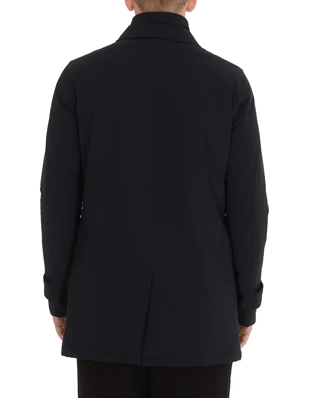 Buttoned Down High-Neck Coat