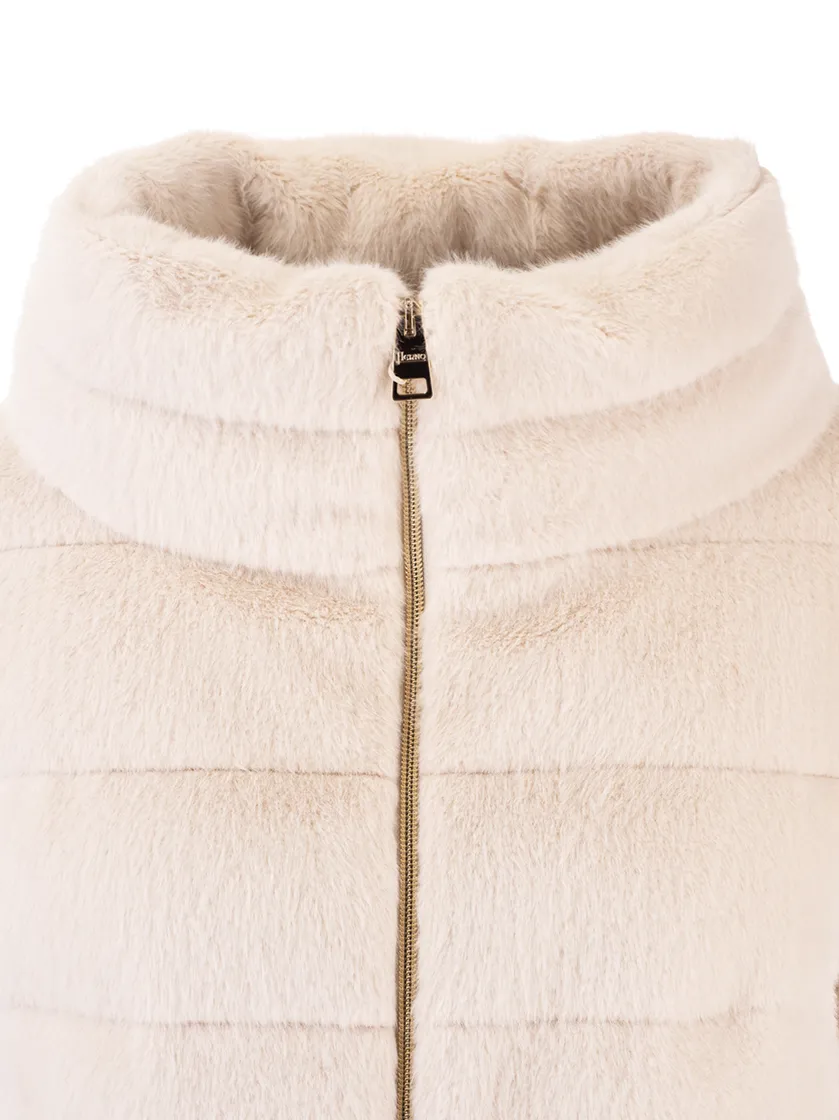 Faux-Fur Puffer Jacket