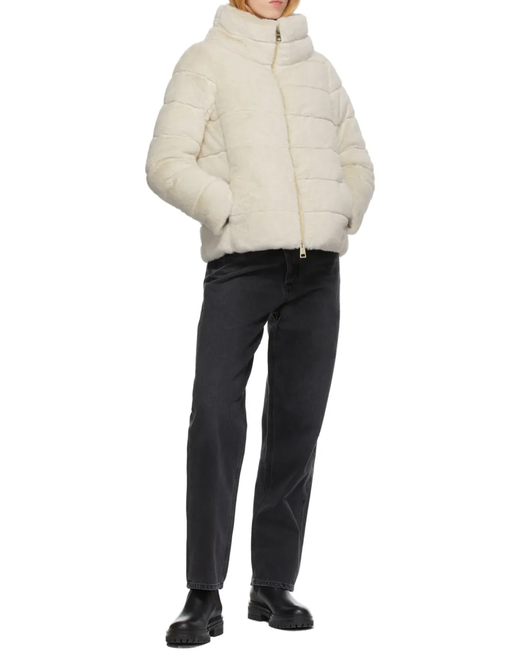 Faux-Fur Puffer Jacket