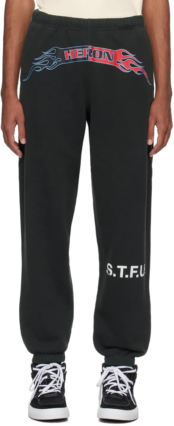 Logo-Print Cotton Track Pants