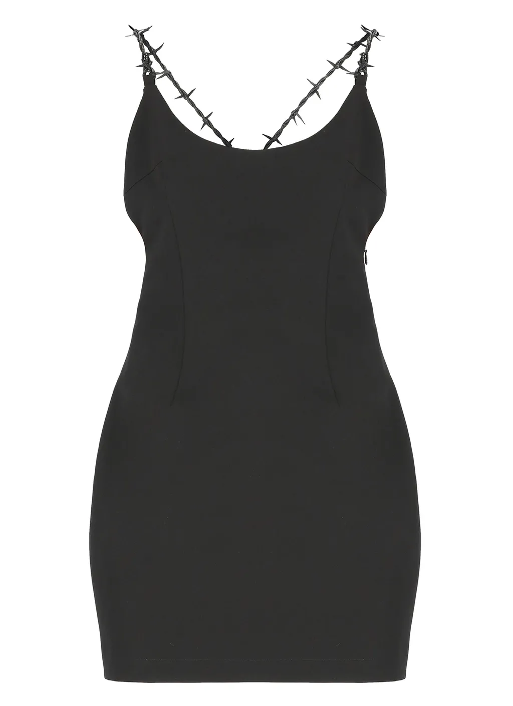 Logo Patch Criss-Cross Strap Dress