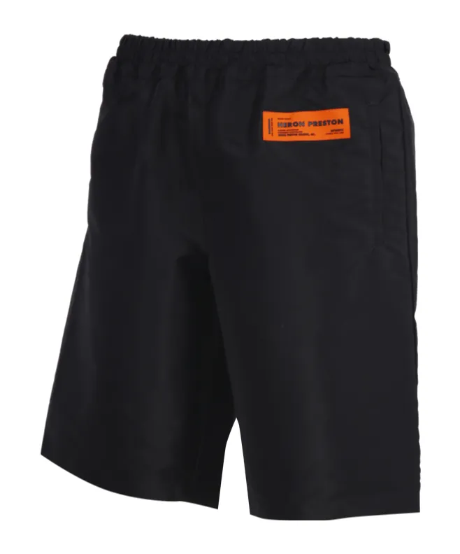 Logo Patch Knee-Length Track Shorts