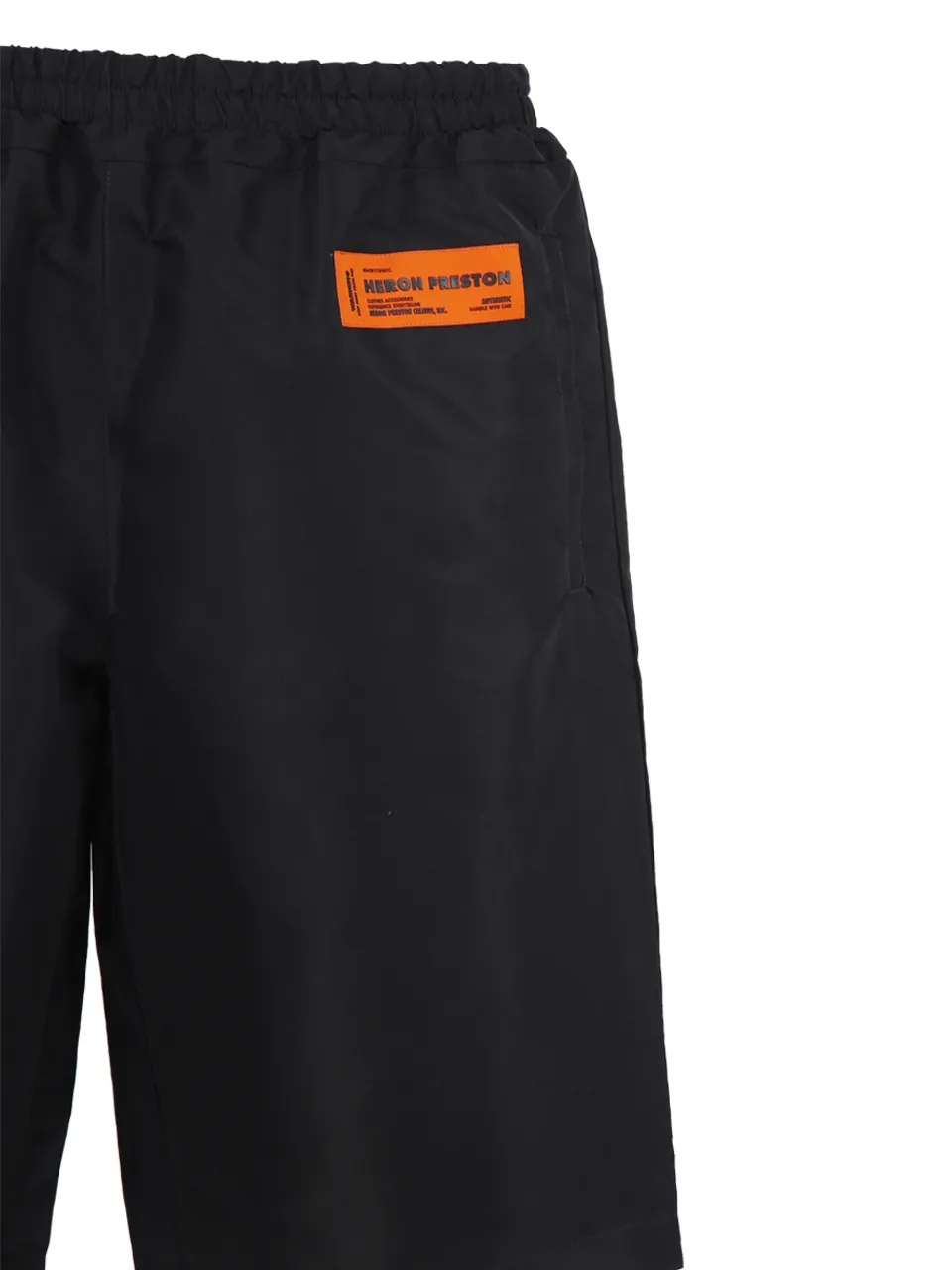 Logo Patch Knee-Length Track Shorts