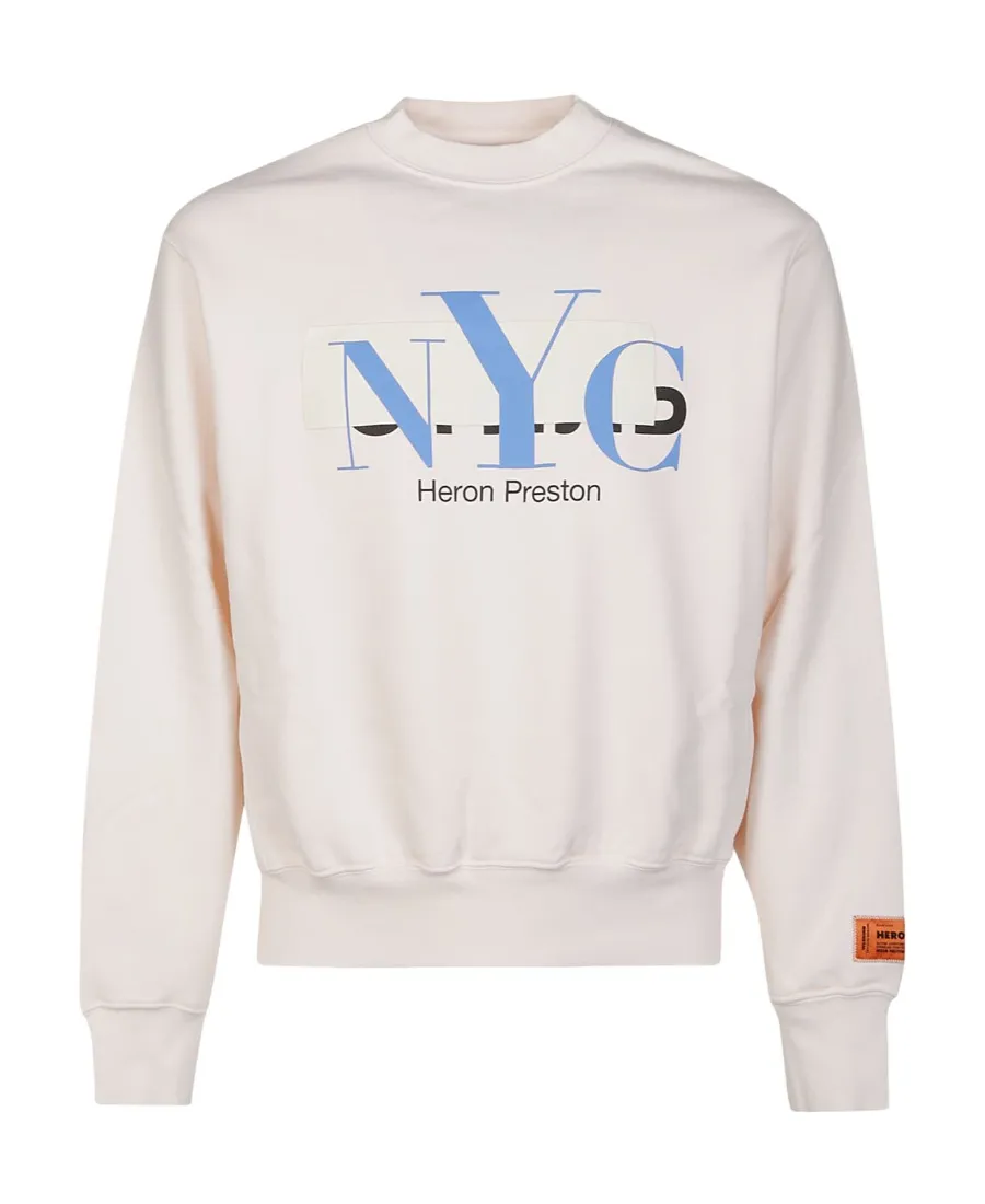 Logo Printed Crewneck Sweatshirt