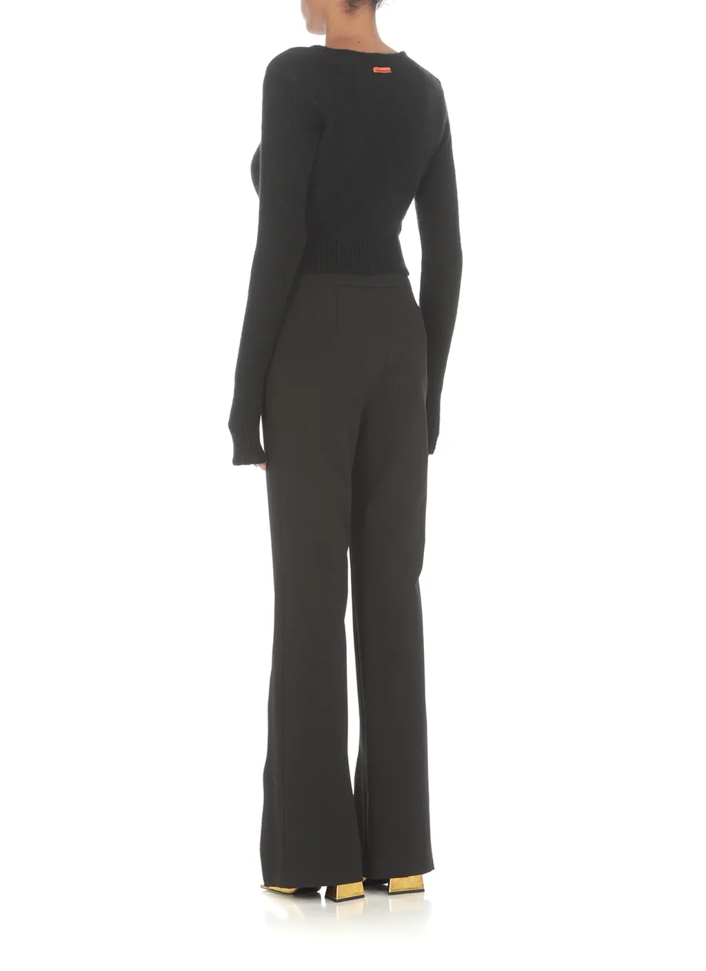 Open-Front Knitted Cardigan