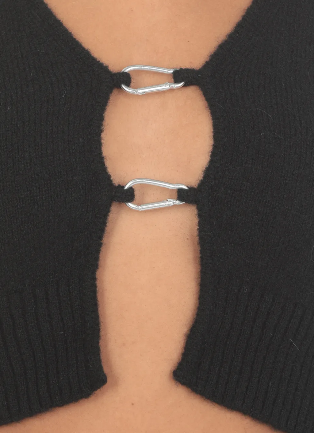 Open-Front Knitted Cardigan