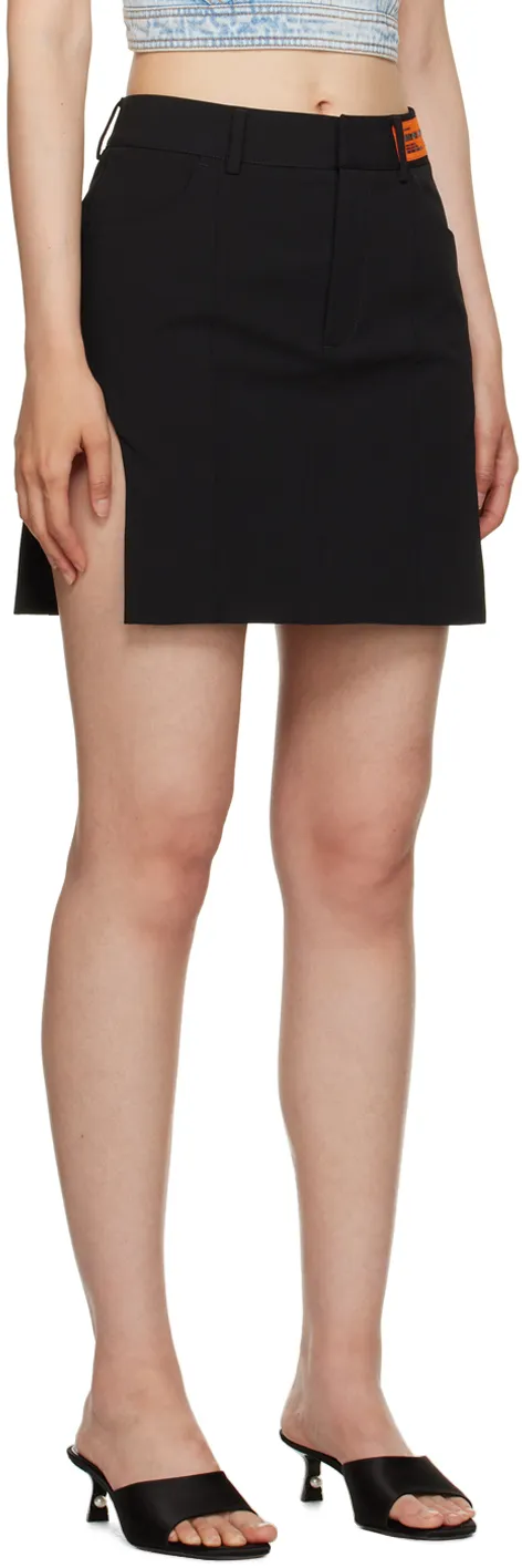 Logo Patch Cut-Out Skirt