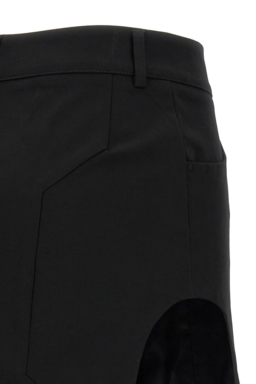 Logo Patch Cut-Out Skirt