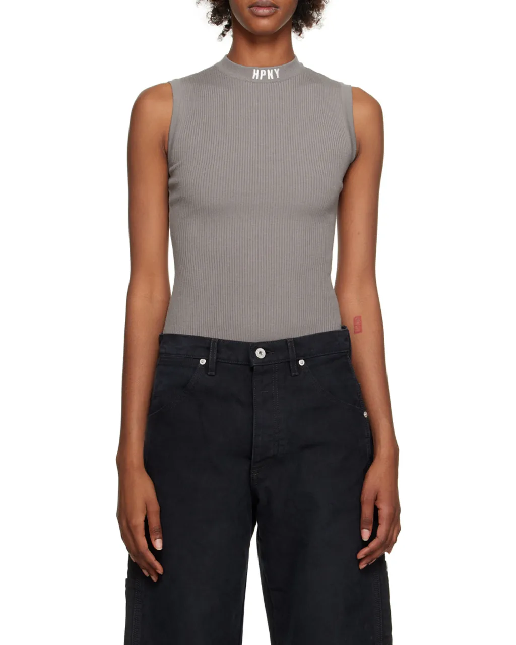 Logo-Embroidered Bodysuit
