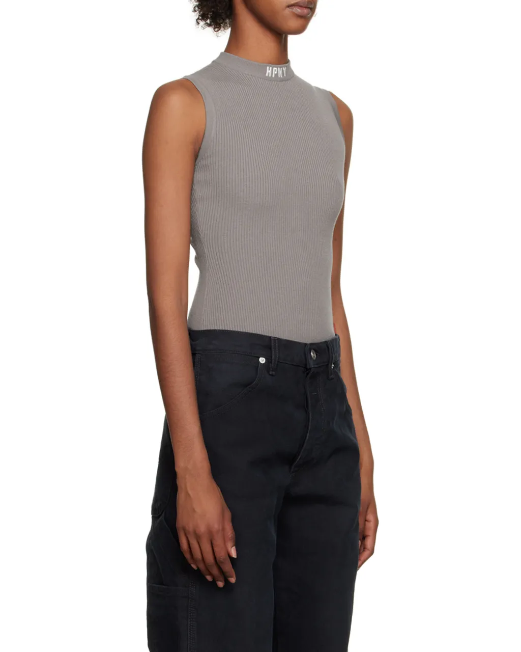 Logo-Embroidered Bodysuit