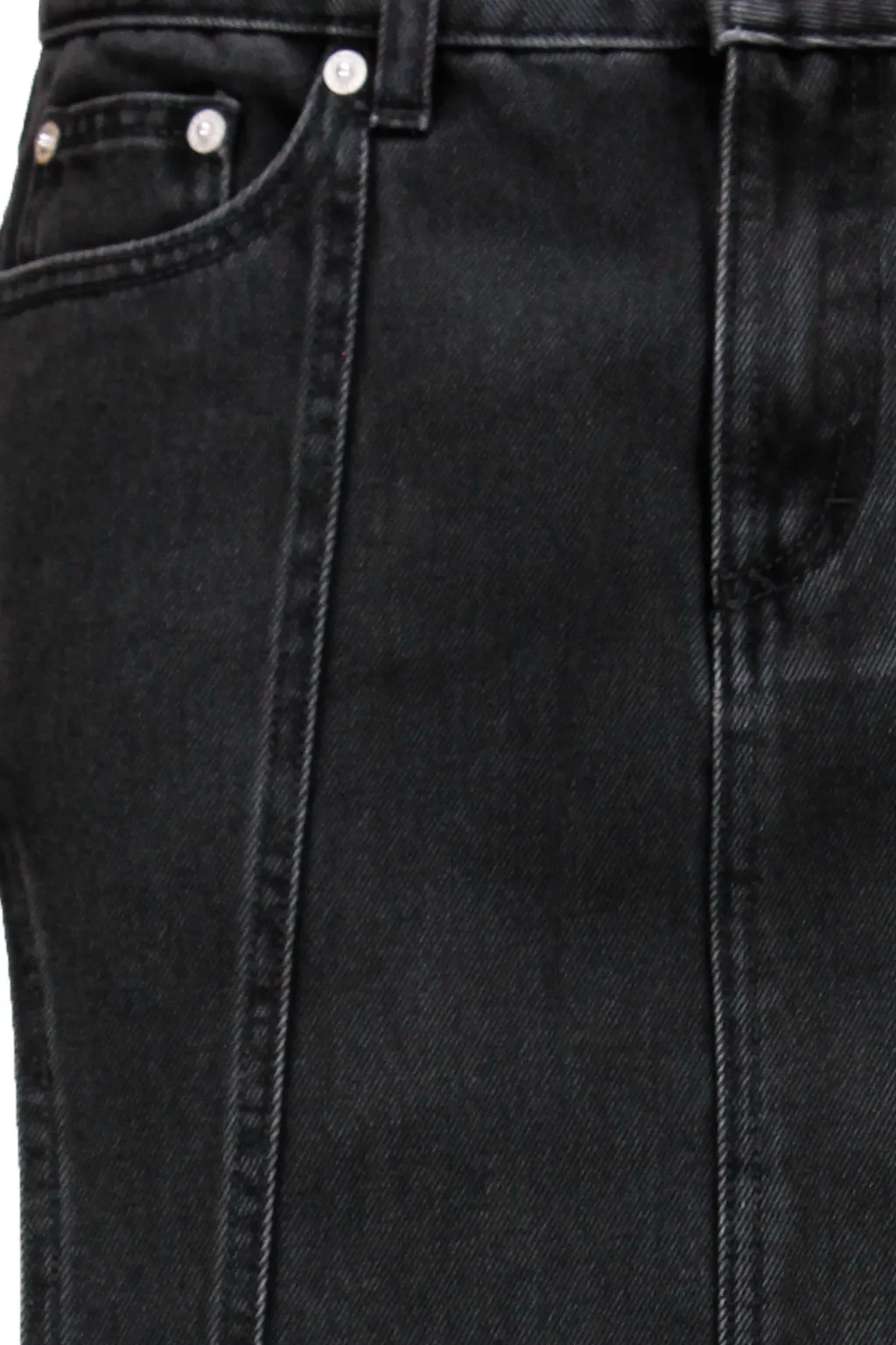 Decal Denim Skirt