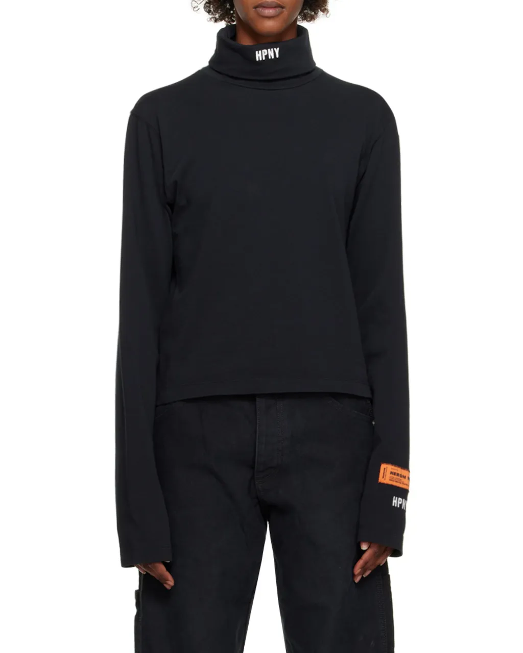 Logo Embroidered Roll Neck Sweater