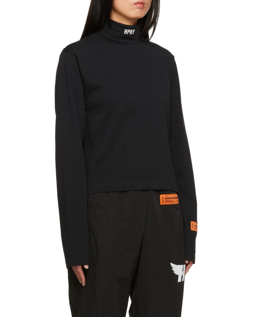 Logo Embroidered Roll Neck Sweater