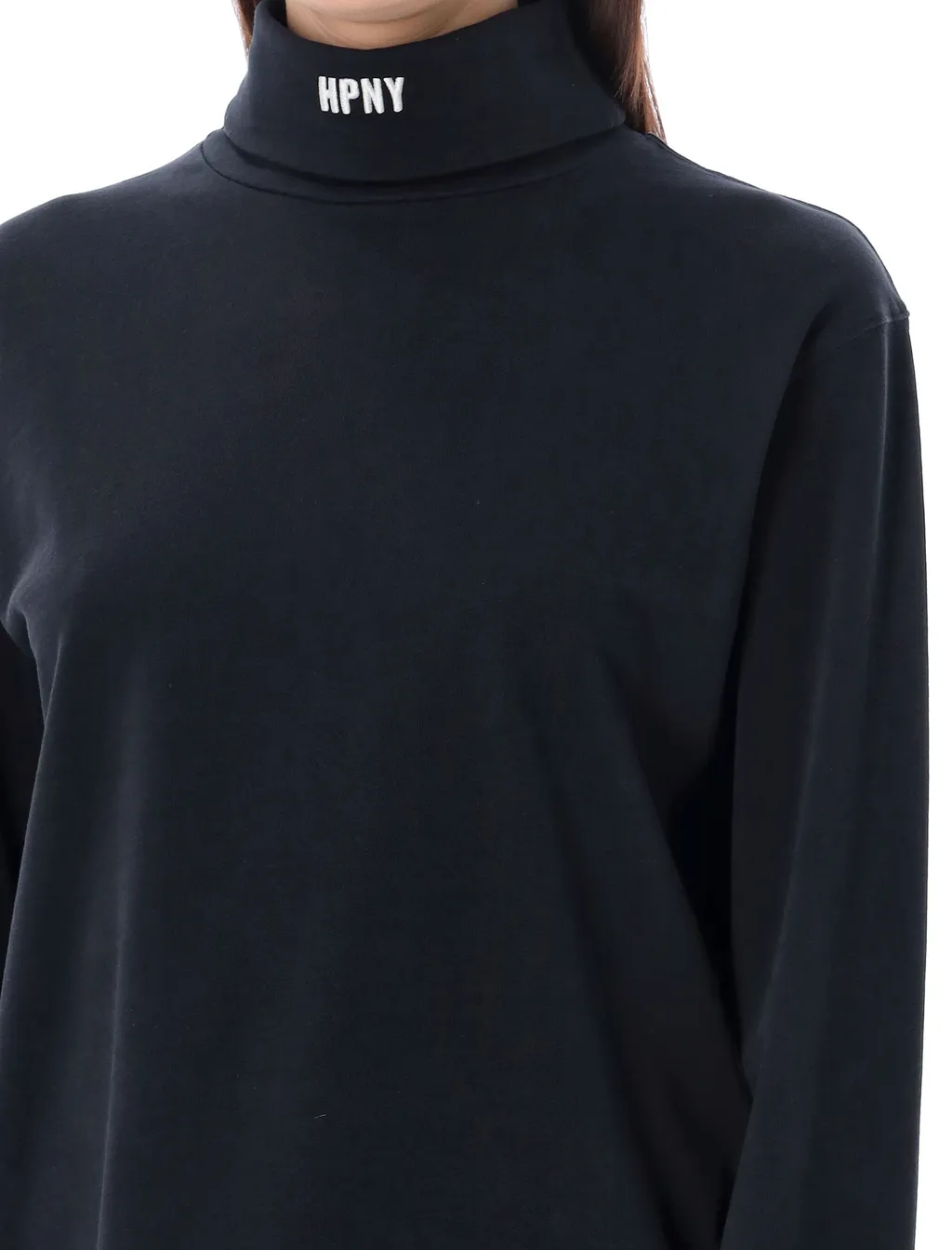 Logo Embroidered Roll Neck Sweater