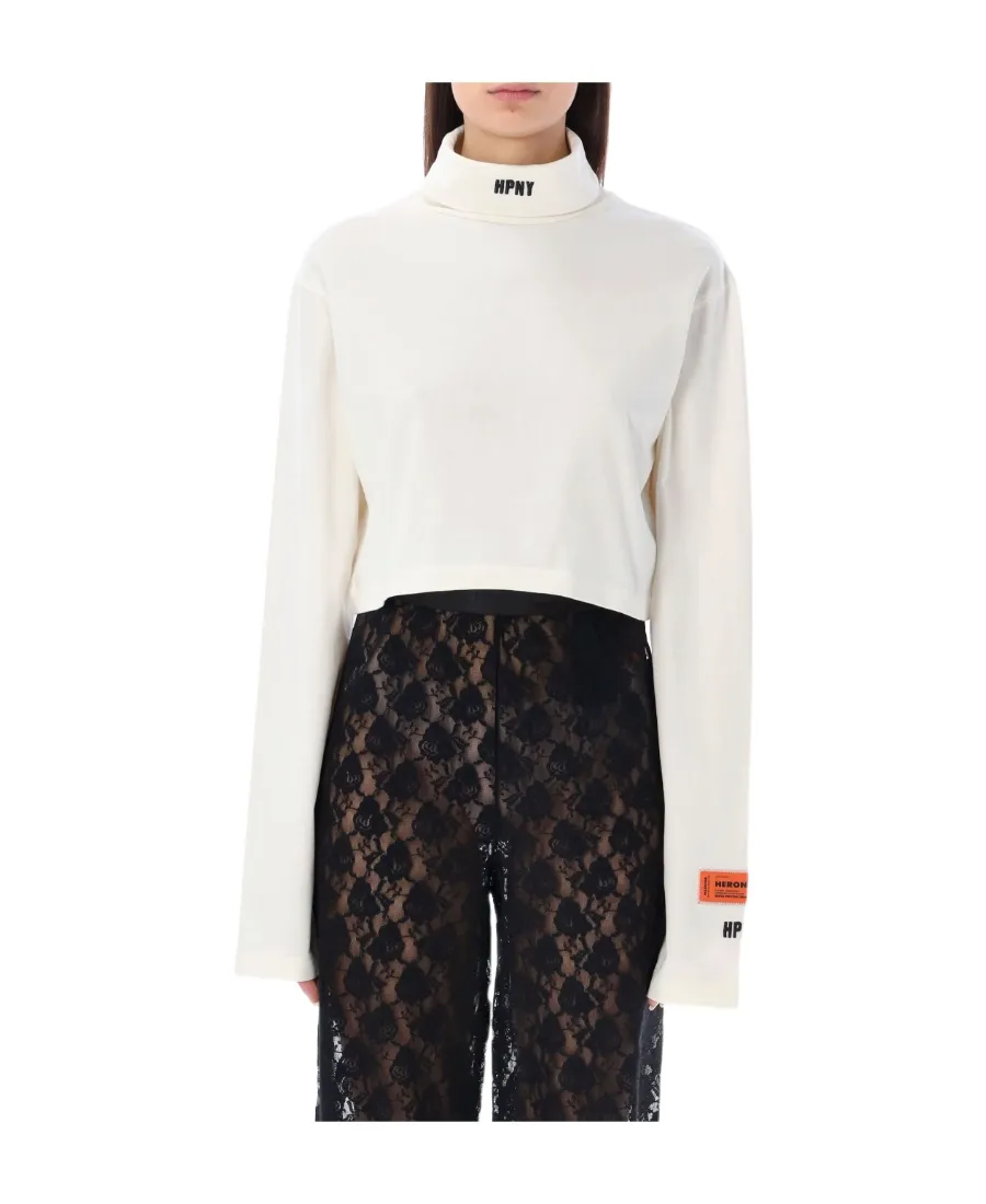 Hpny Crop Long Sleeve Rollneck