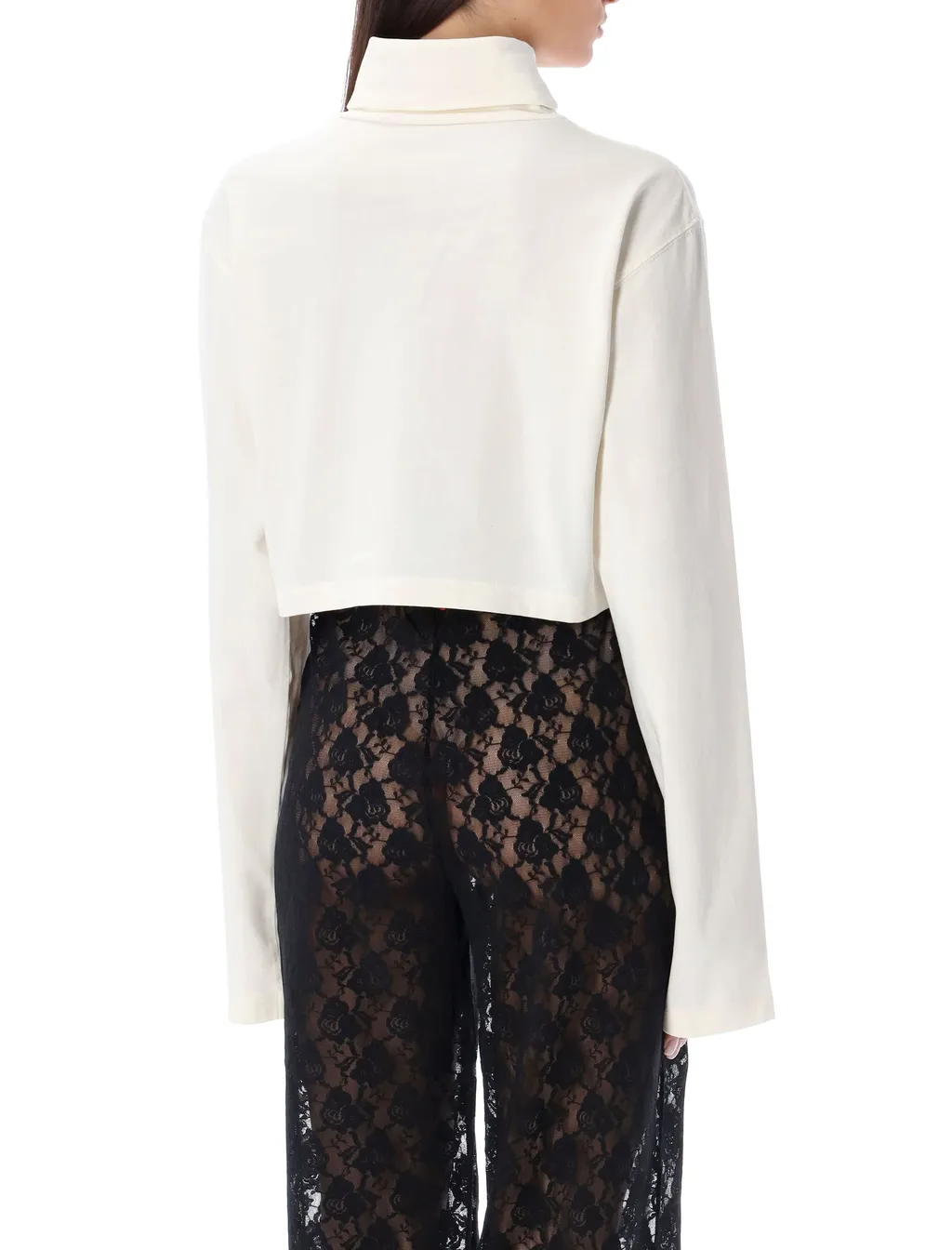 Hpny Crop Long Sleeve Rollneck