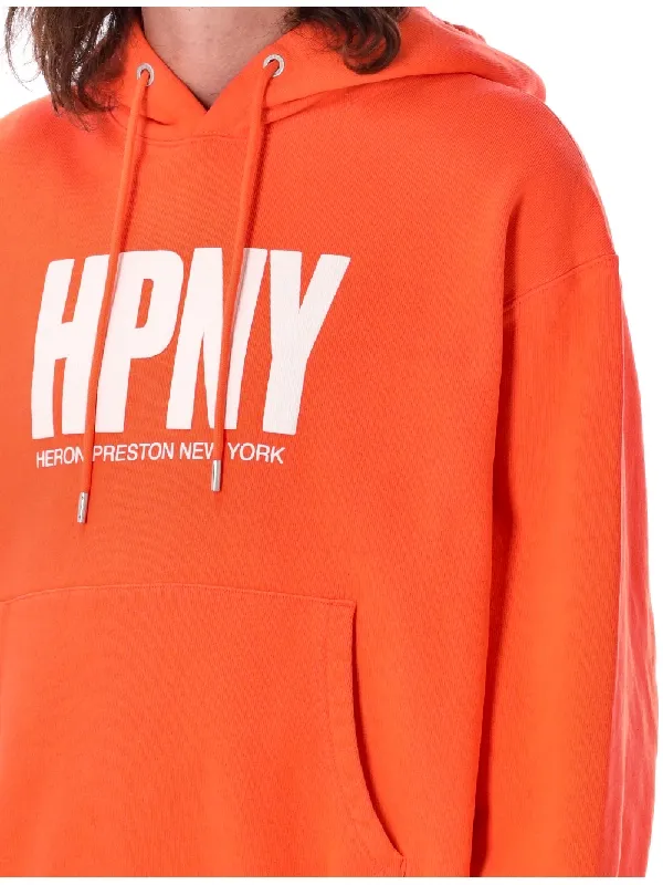 Logo Printed Drawstring Hoodie