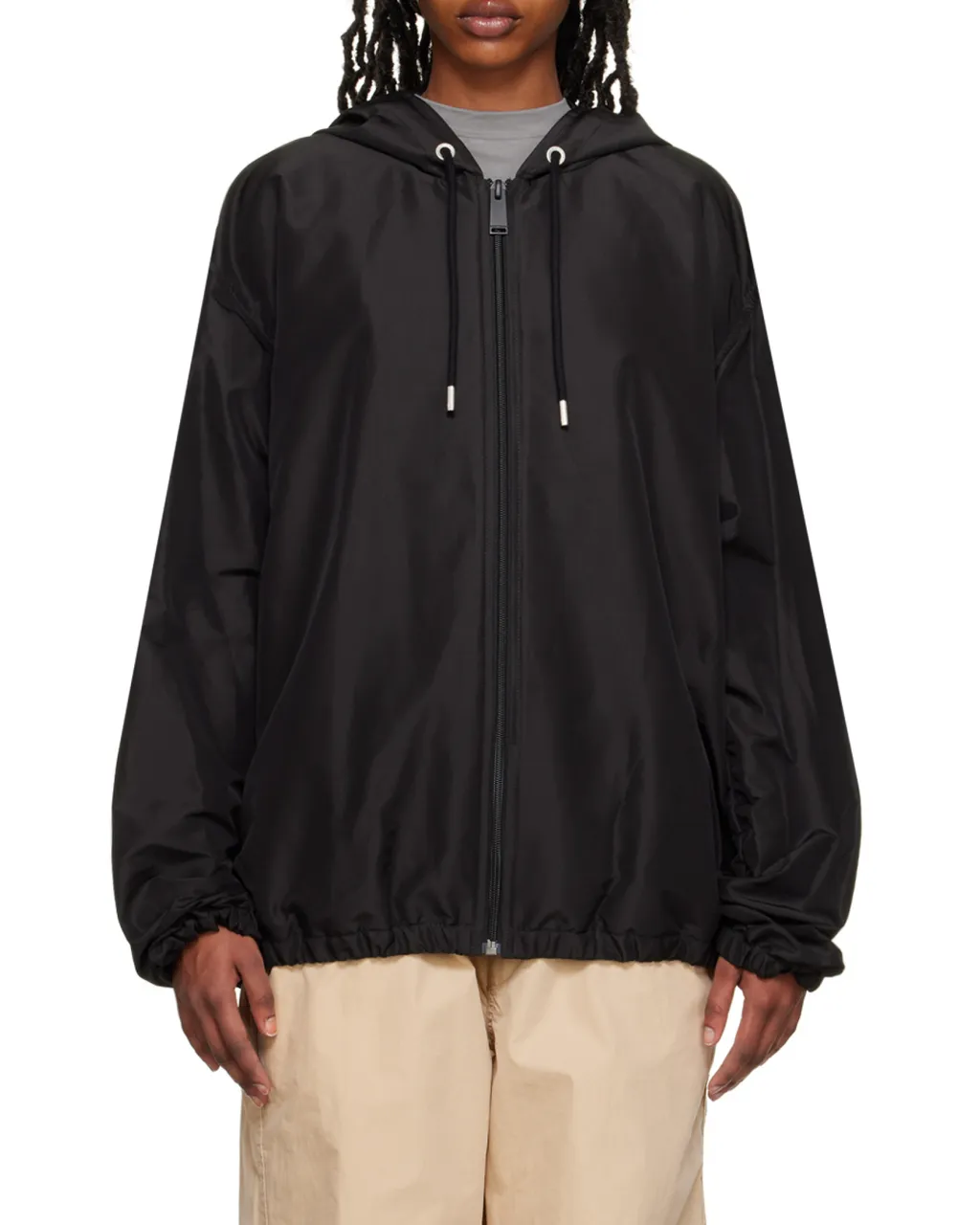 Hooded Long-Sleeved Casual Jacket