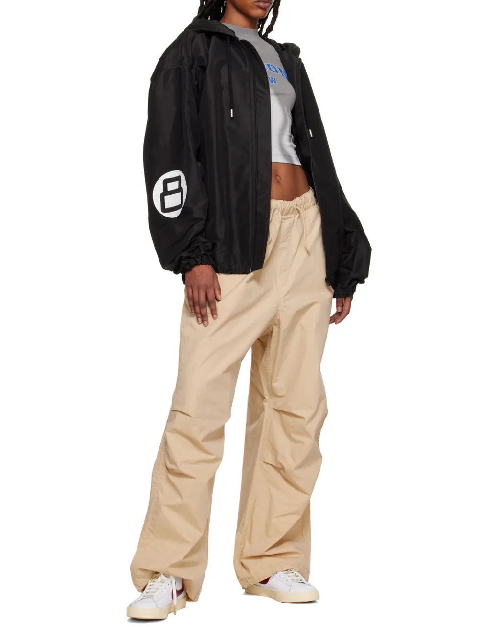 Hooded Long-Sleeved Casual Jacket