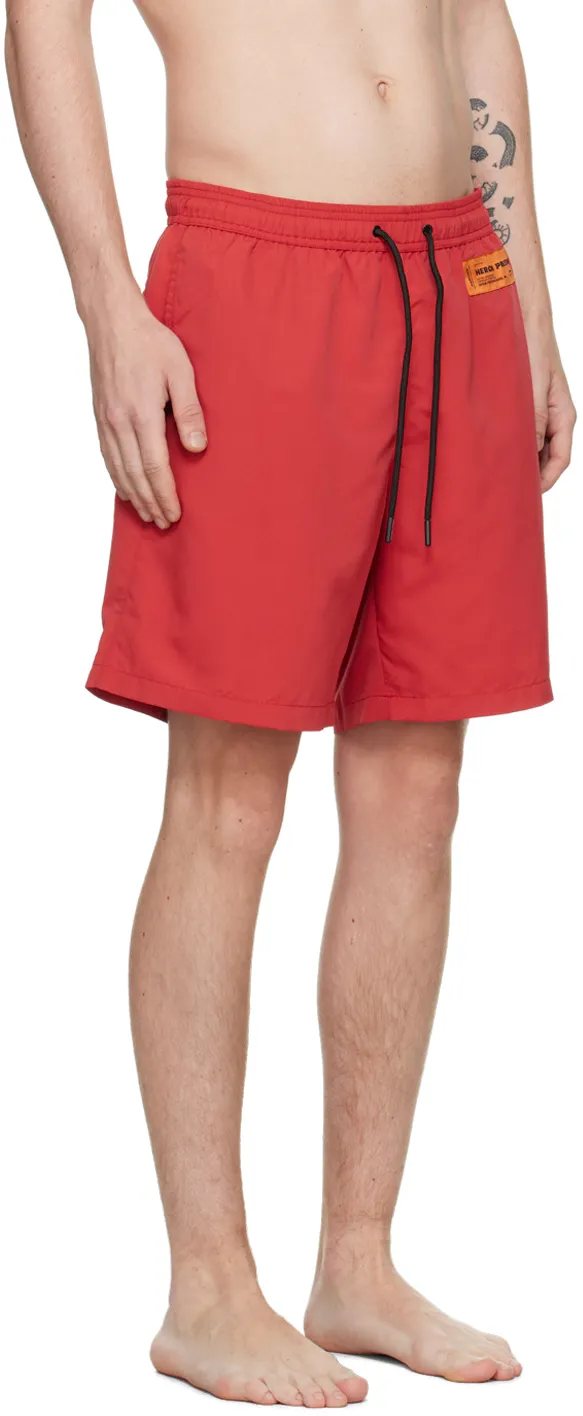 Logo Patch Drawstring Shorts