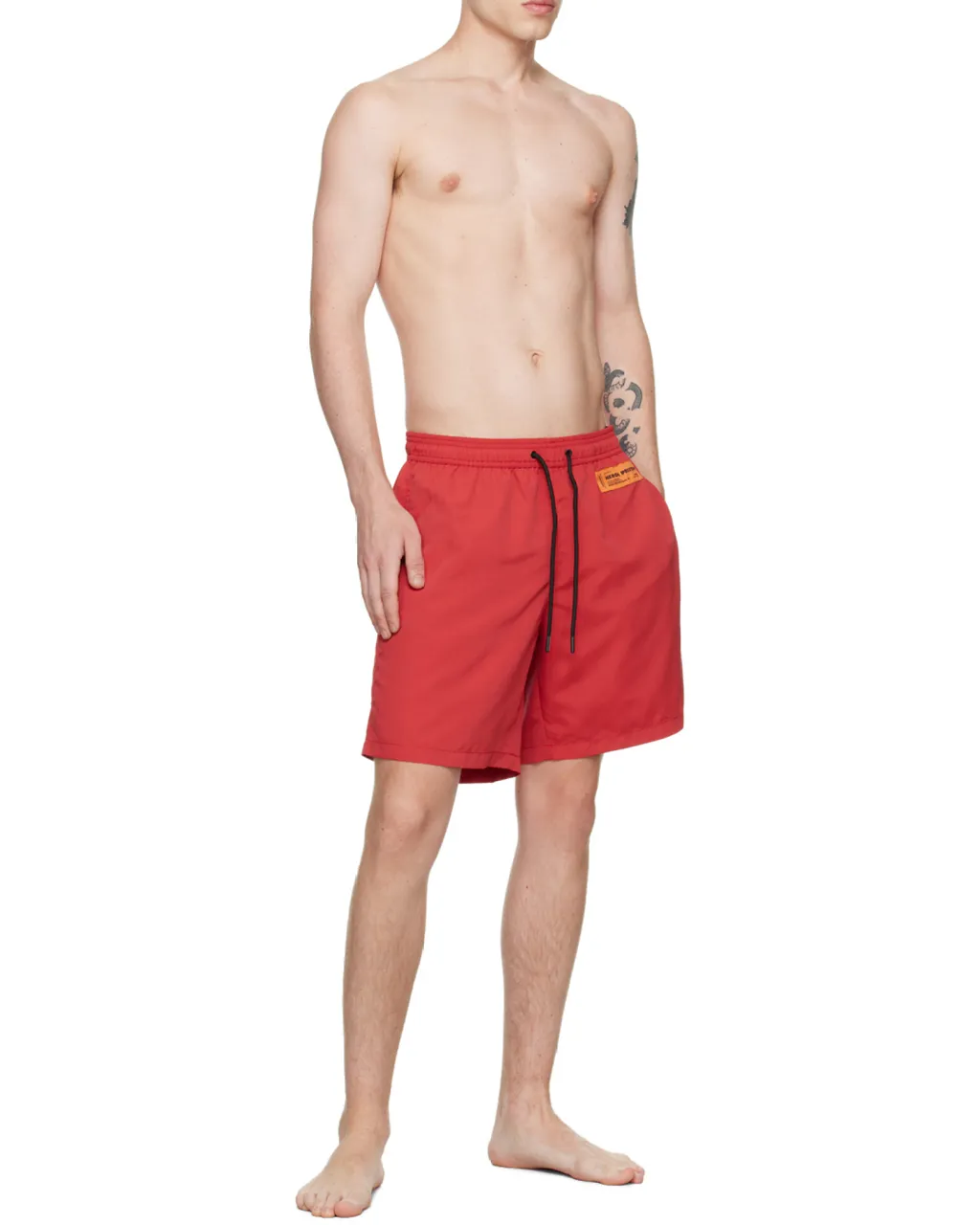 Logo Patch Drawstring Shorts