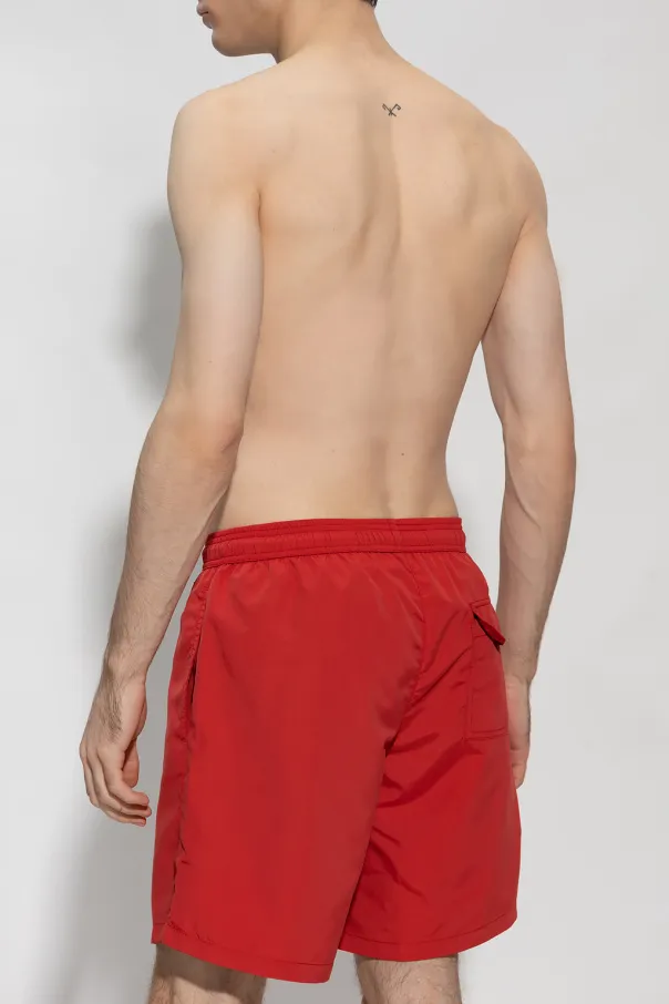 Logo Patch Drawstring Shorts