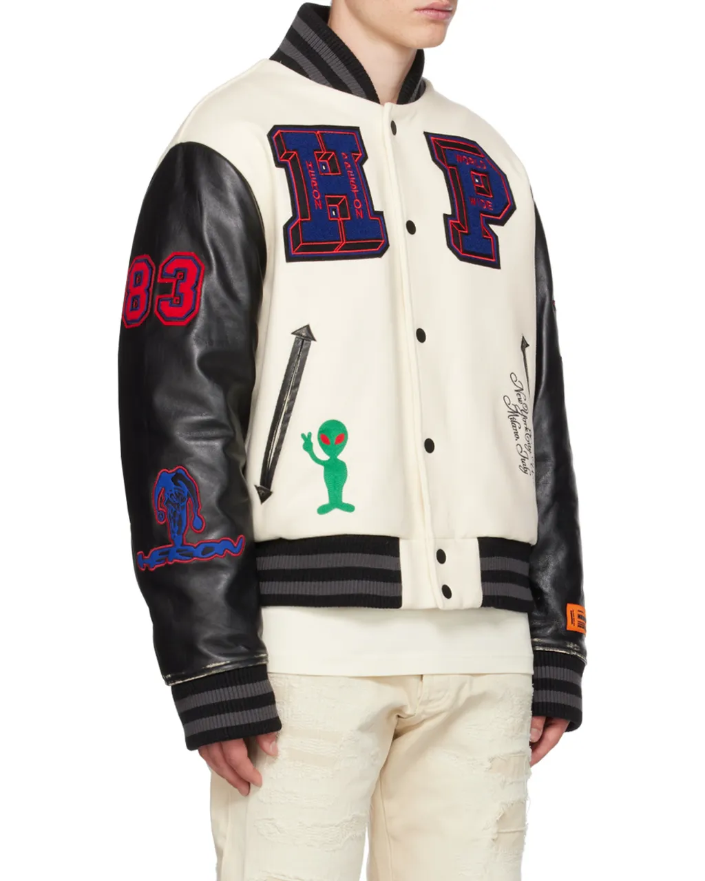 Hp Patches Varsity Bomber Jacket