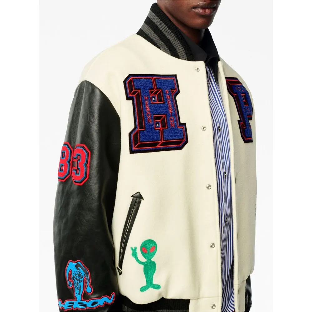 Hp Patches Varsity Bomber Jacket