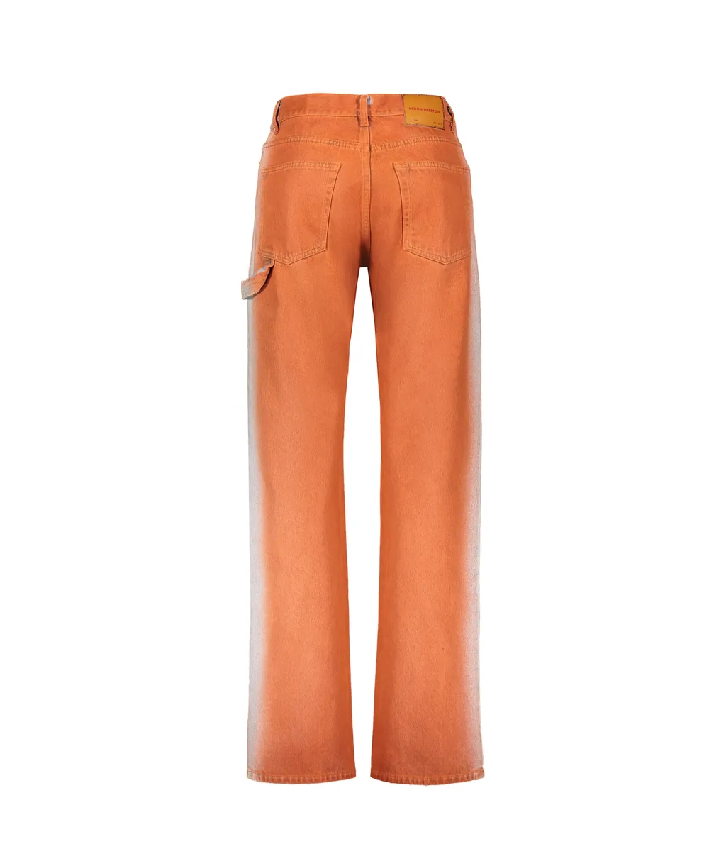 Gradient Effect Straight-Leg Jeans