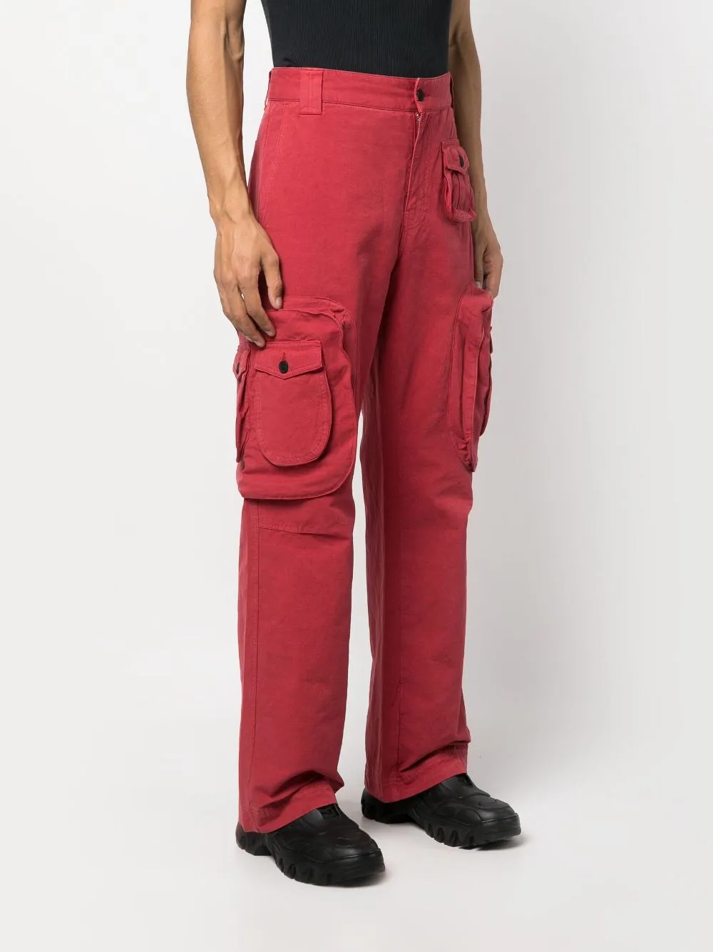 Logo-Patch Cargo Trousers