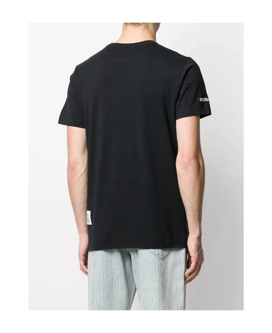 Crew Neck Heron Print T-Shirt