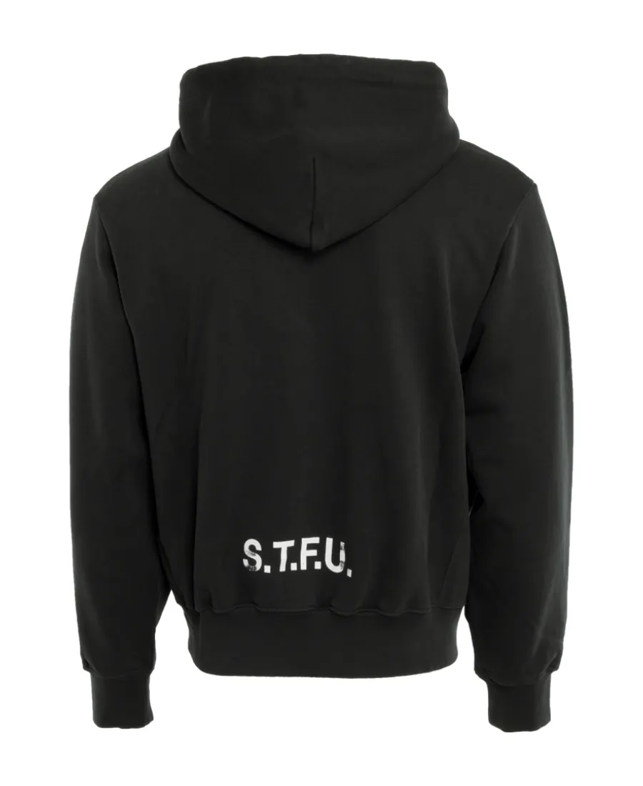 Logo-Print Zip-Up Hoodie