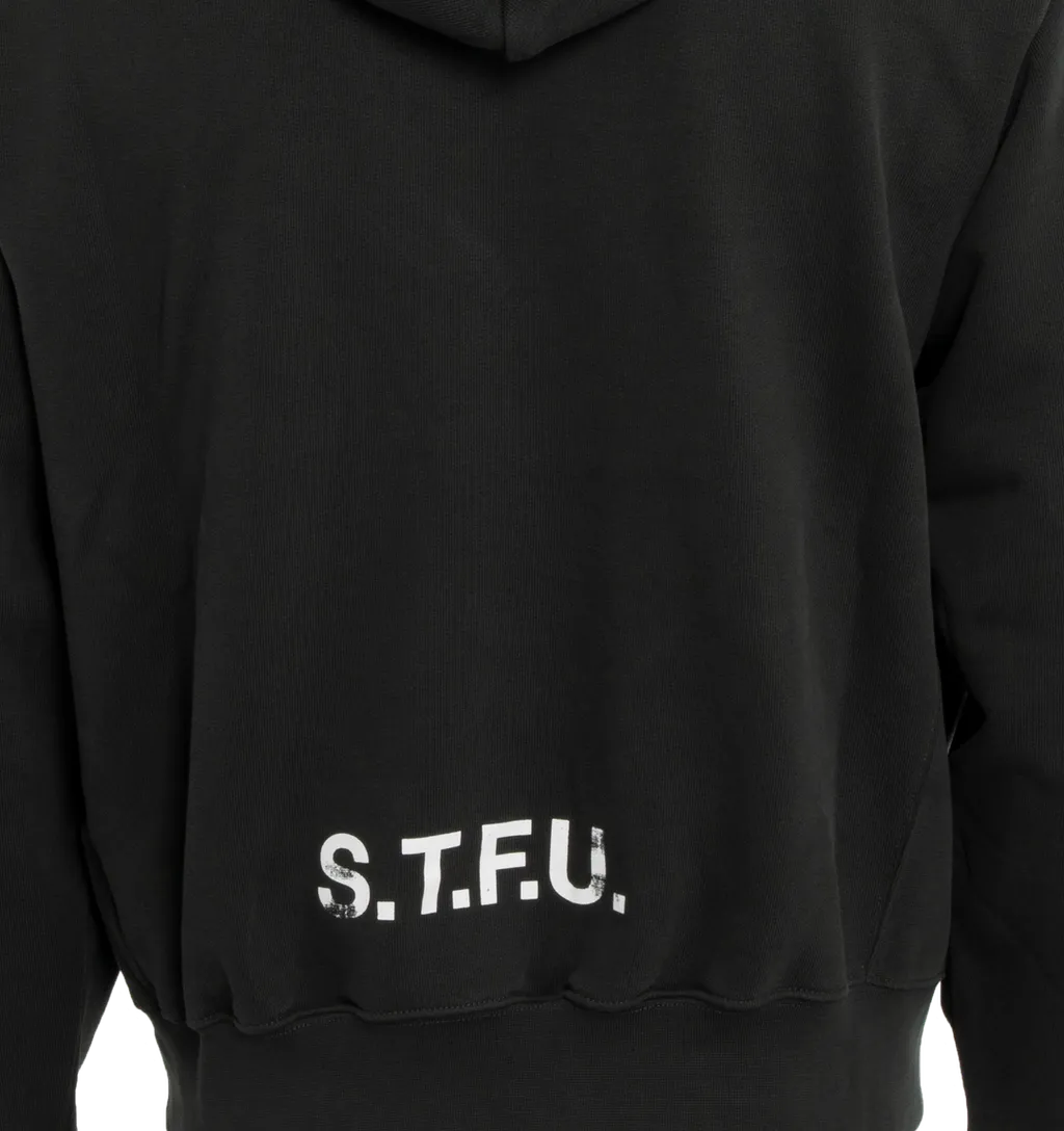 Logo-Print Zip-Up Hoodie