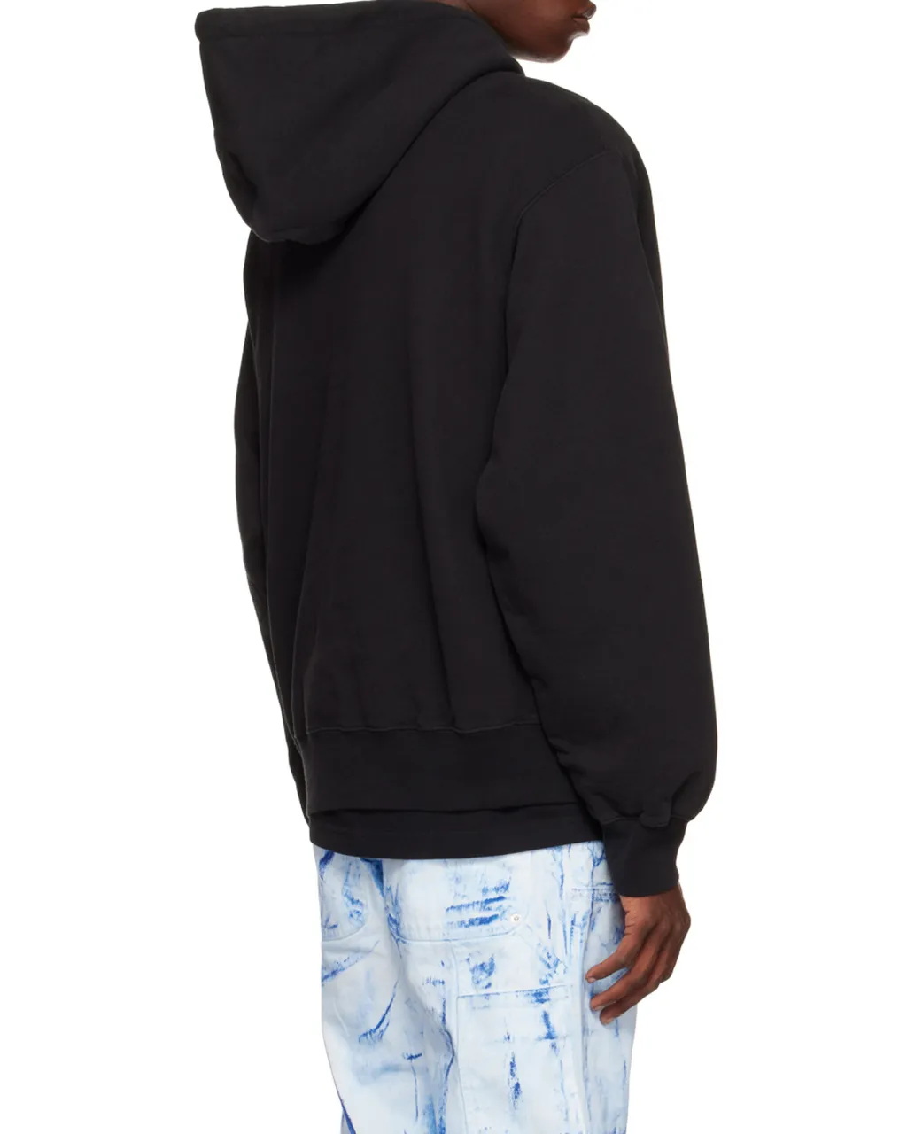Graphic Printed Drawstring Hoodie