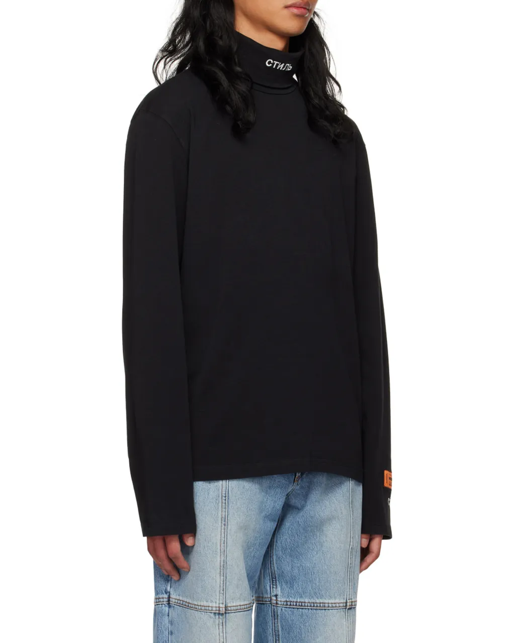 Logo Embroidered Turtleneck Pullover
