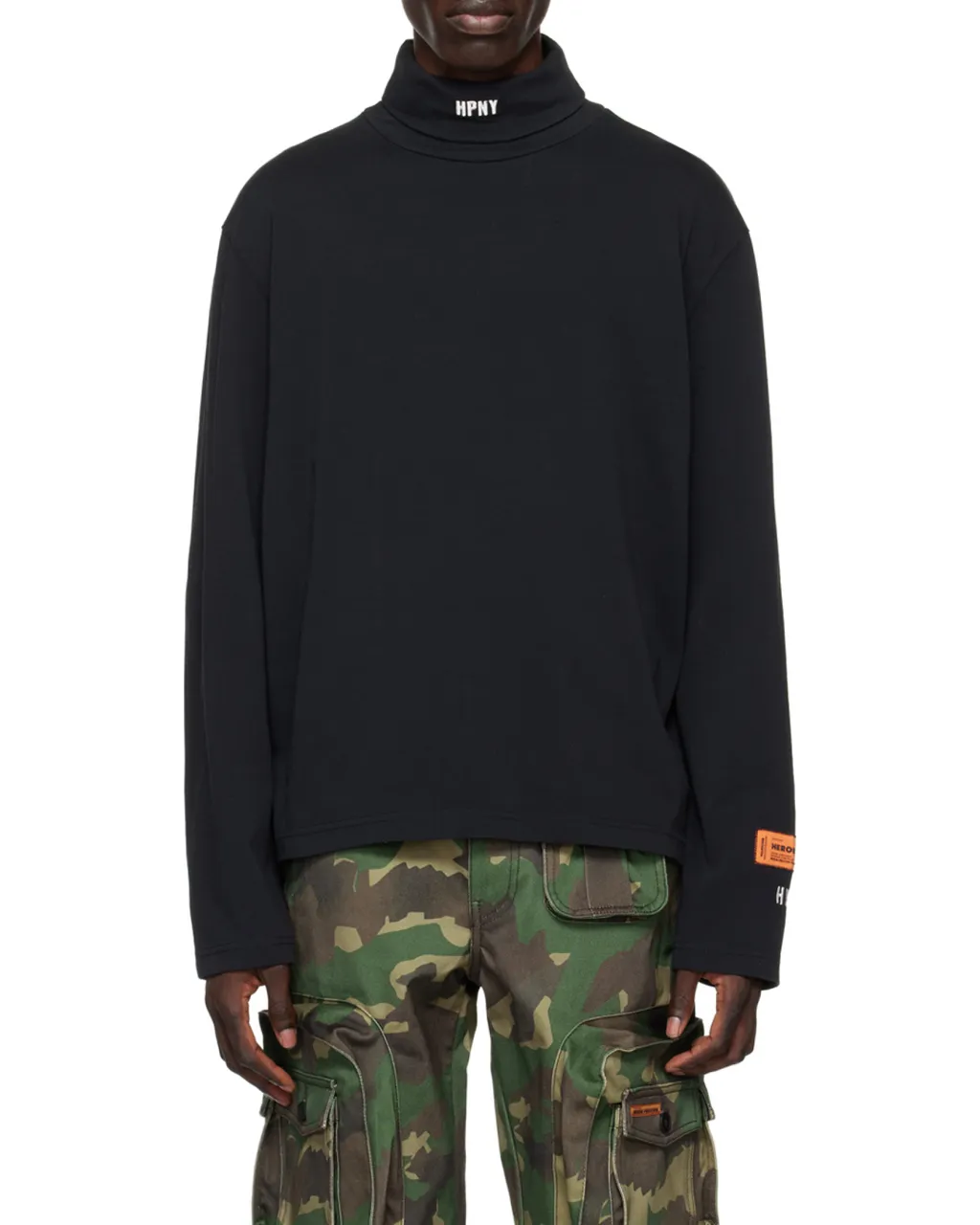 Logo Embroidered Long-Sleeved T-Shirt