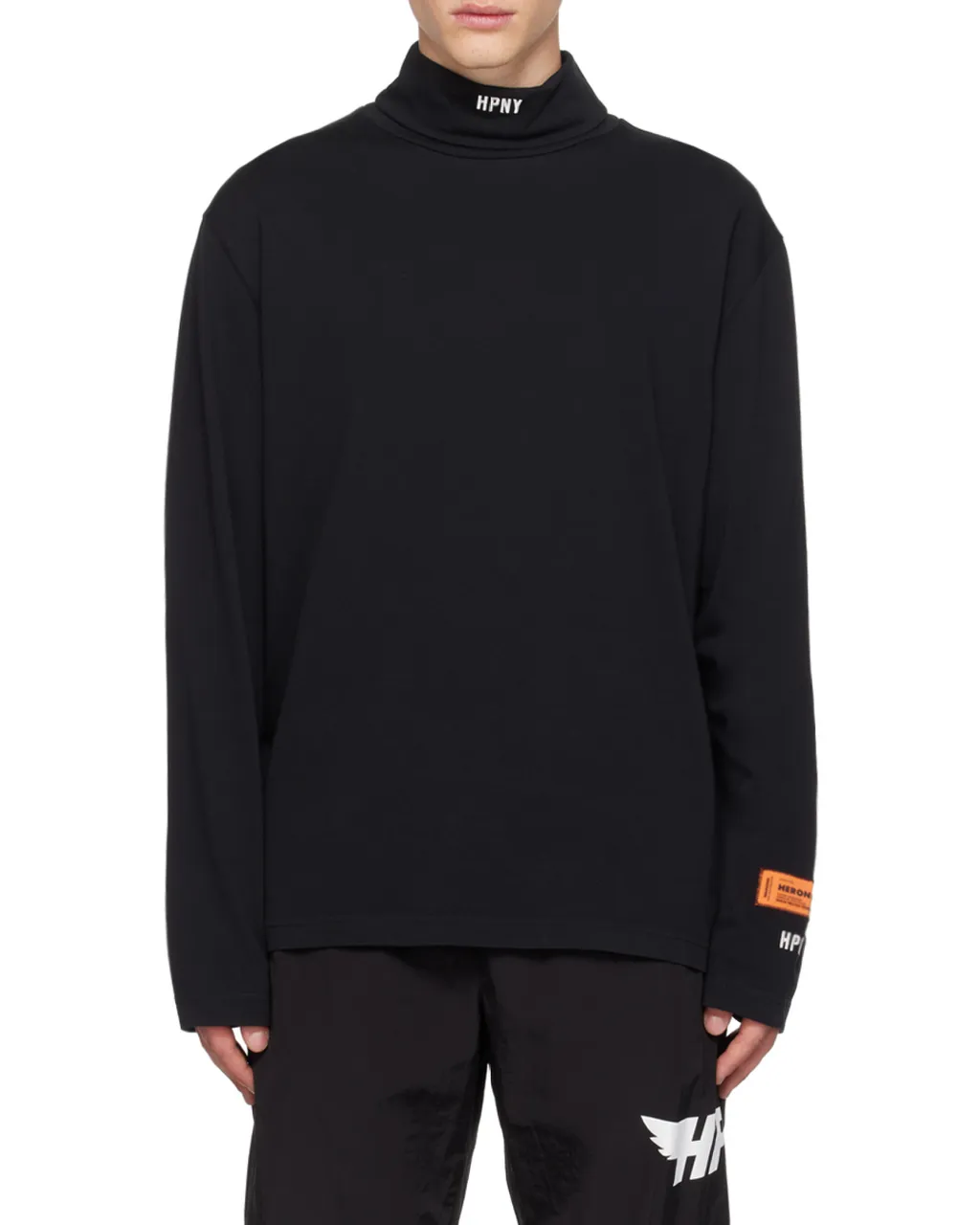 Logo Embroidered Long-Sleeved T-Shirt