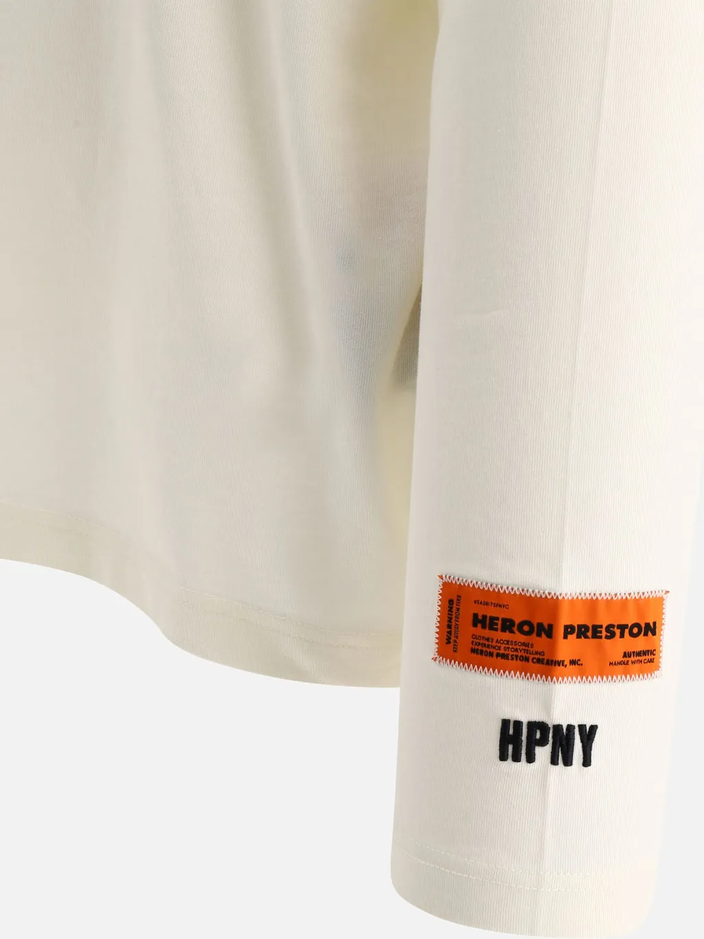 Logo Embroidered Roll Neck T-Shirt