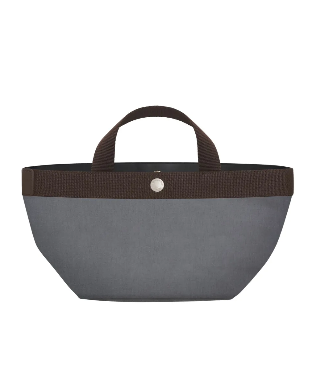 Snap-Closure Tote Bag
