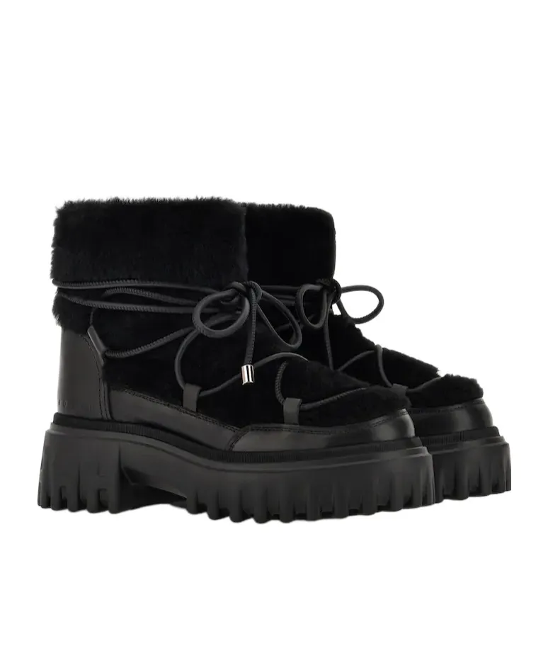Fur-Trimmed Boots