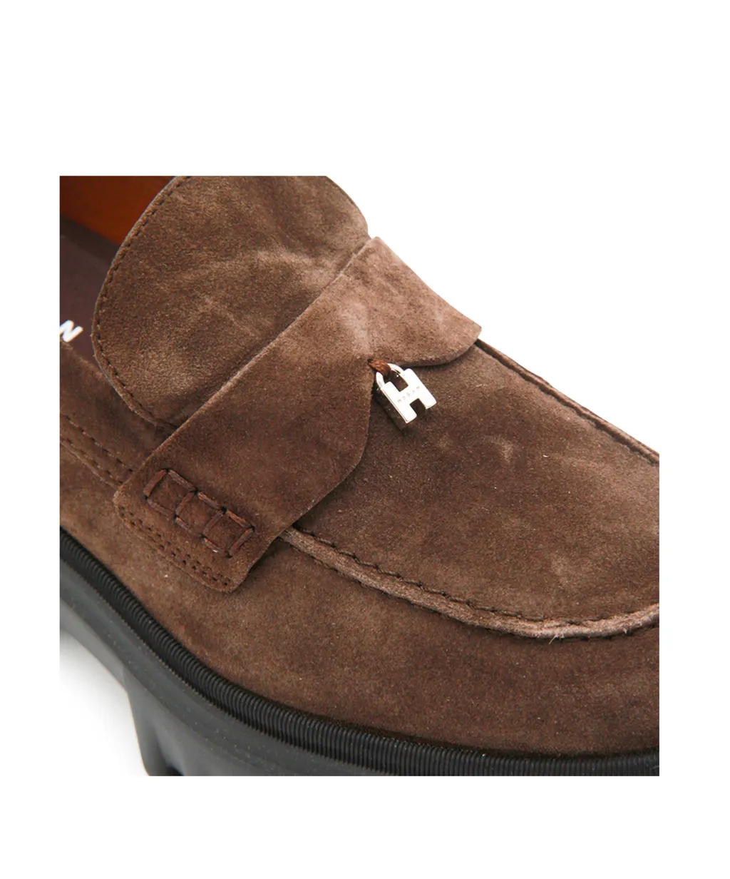 Platform Suede Loafers