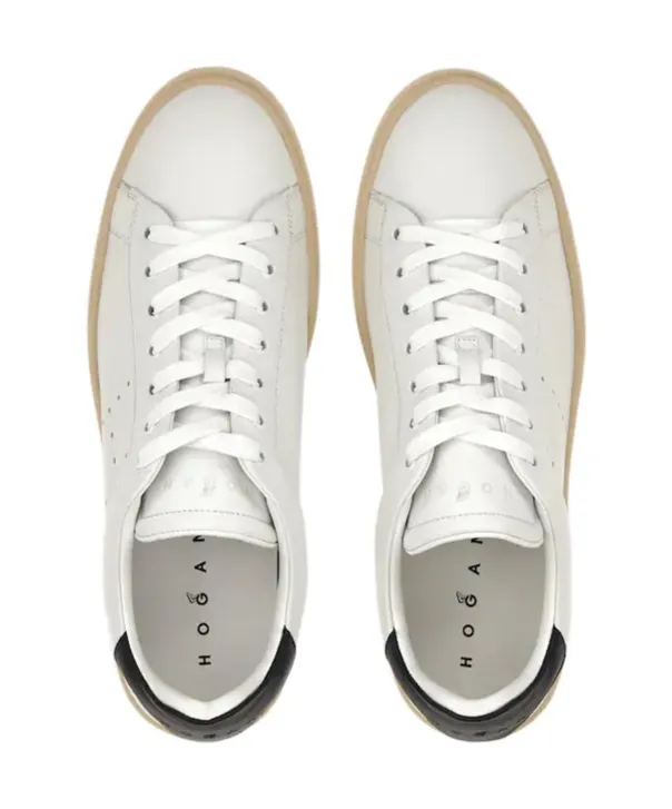 Round-Toe Lace-Up Sneakers