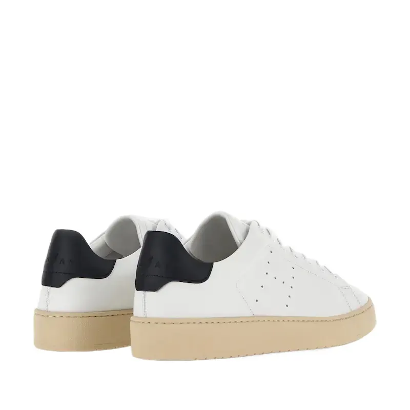 Round-Toe Lace-Up Sneakers
