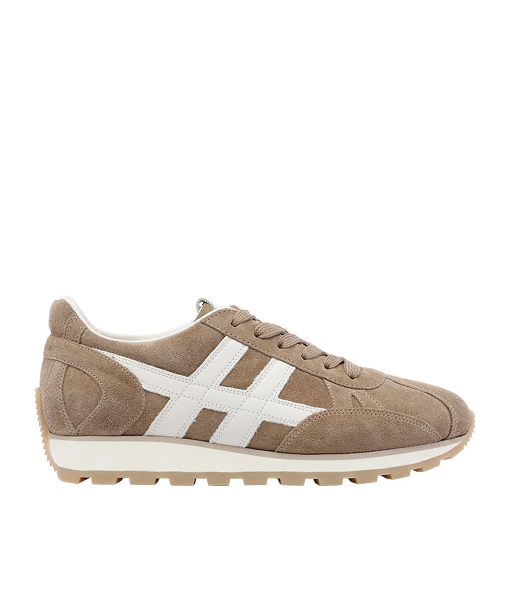 H-Detail Suede Sneakers