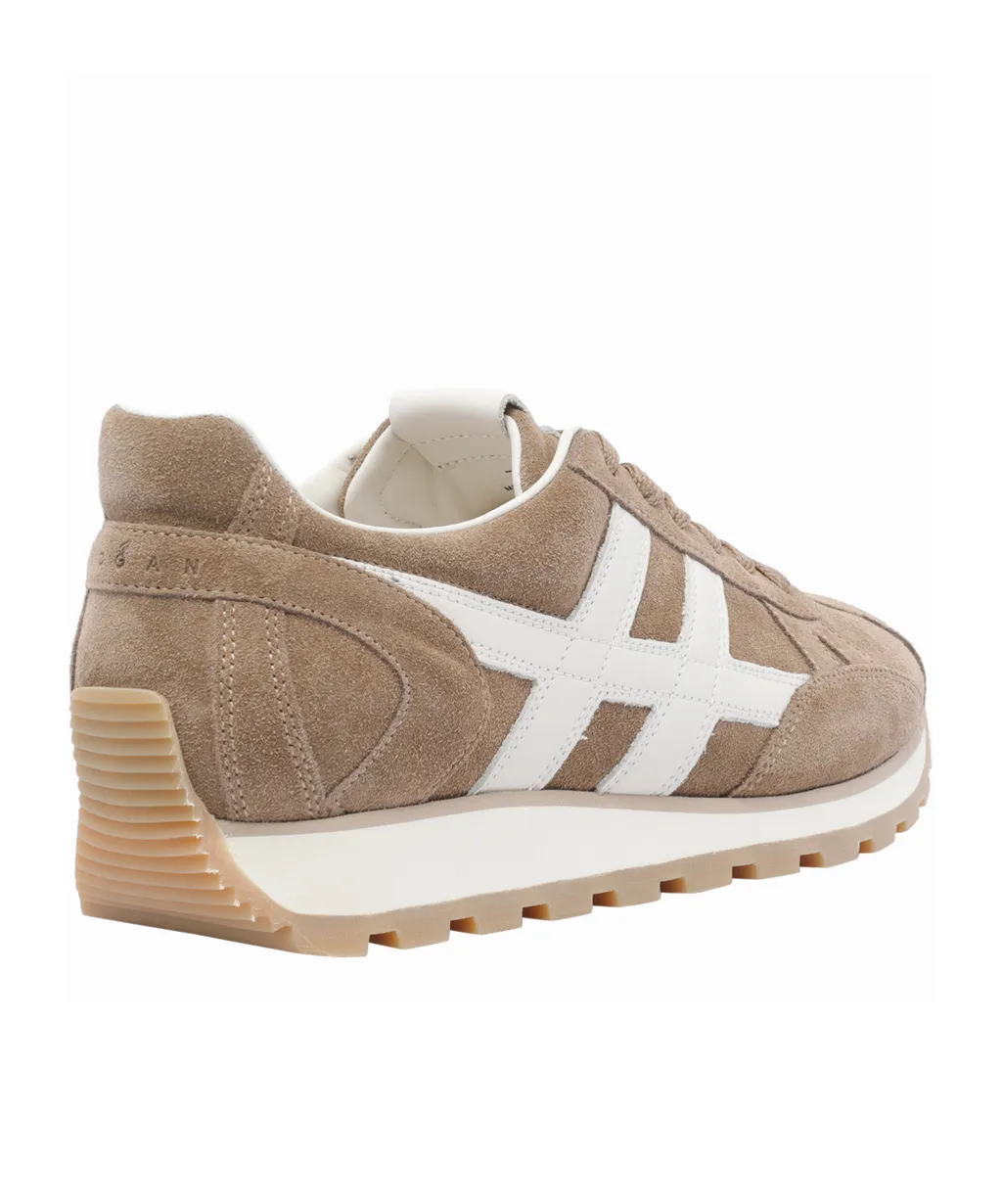 H-Detail Suede Sneakers