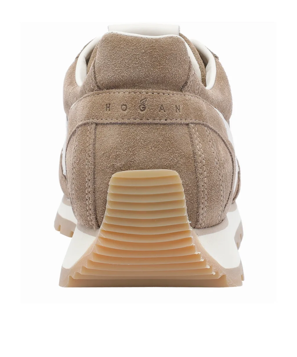 H-Detail Suede Sneakers