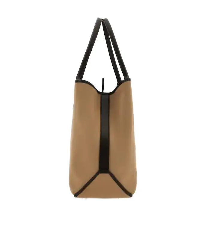 Logo Embossed Medium Script Tote Bag